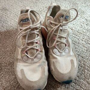 Nike Air 70 React ladies pink white blue 8.5 sneakers shoes